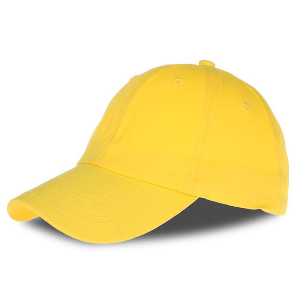 Solid Color Cotton Baseball Cap Classic Adjustable Dad Hat-xx676