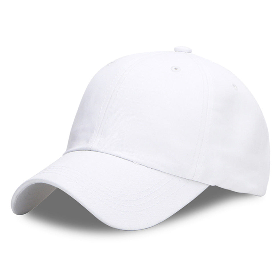 Solid Color Cotton Baseball Cap Classic Adjustable Dad Hat-xx676
