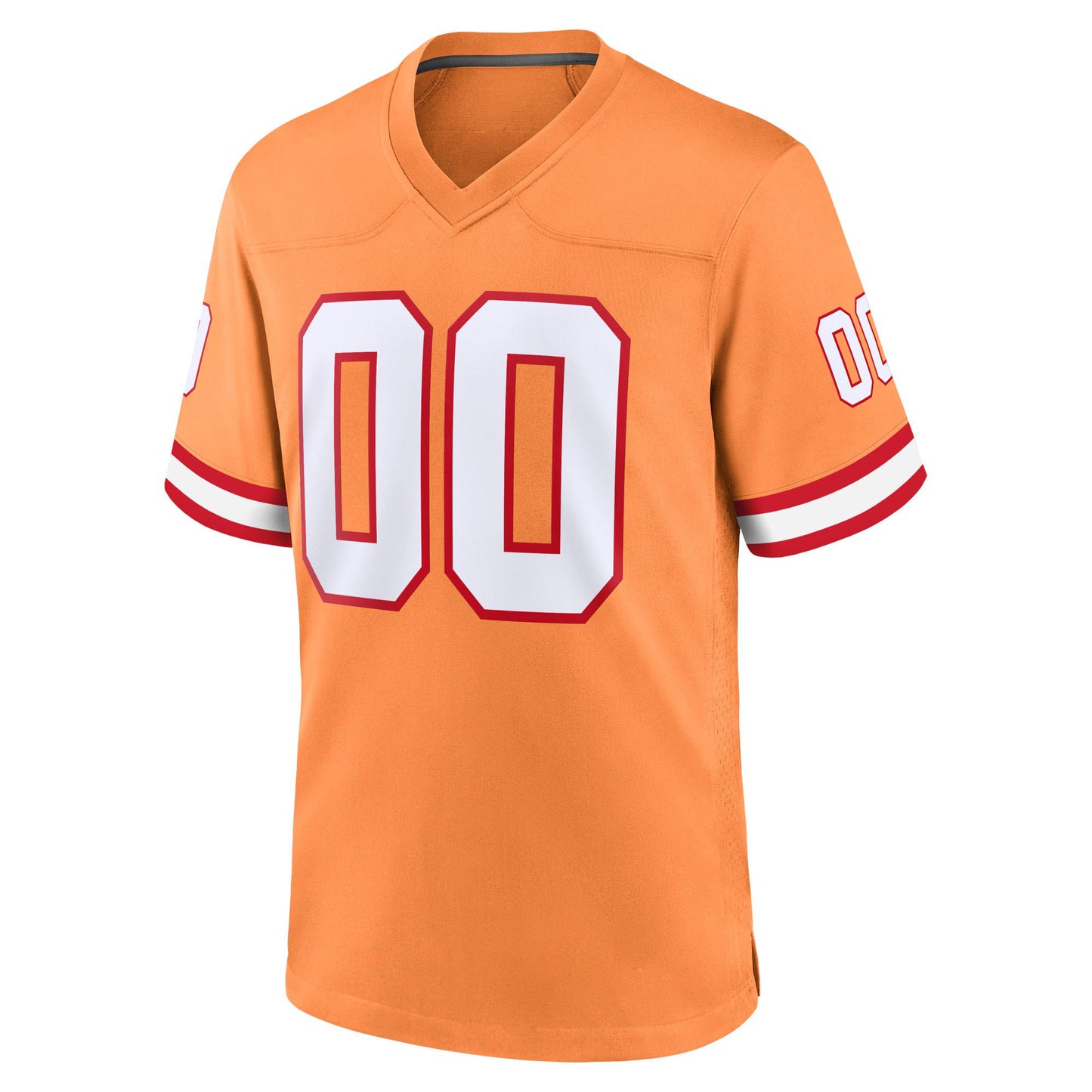 Camiseta de fútbol personalizada para hombre: opciones disponibles: naranja, peltre, rojo o blanco