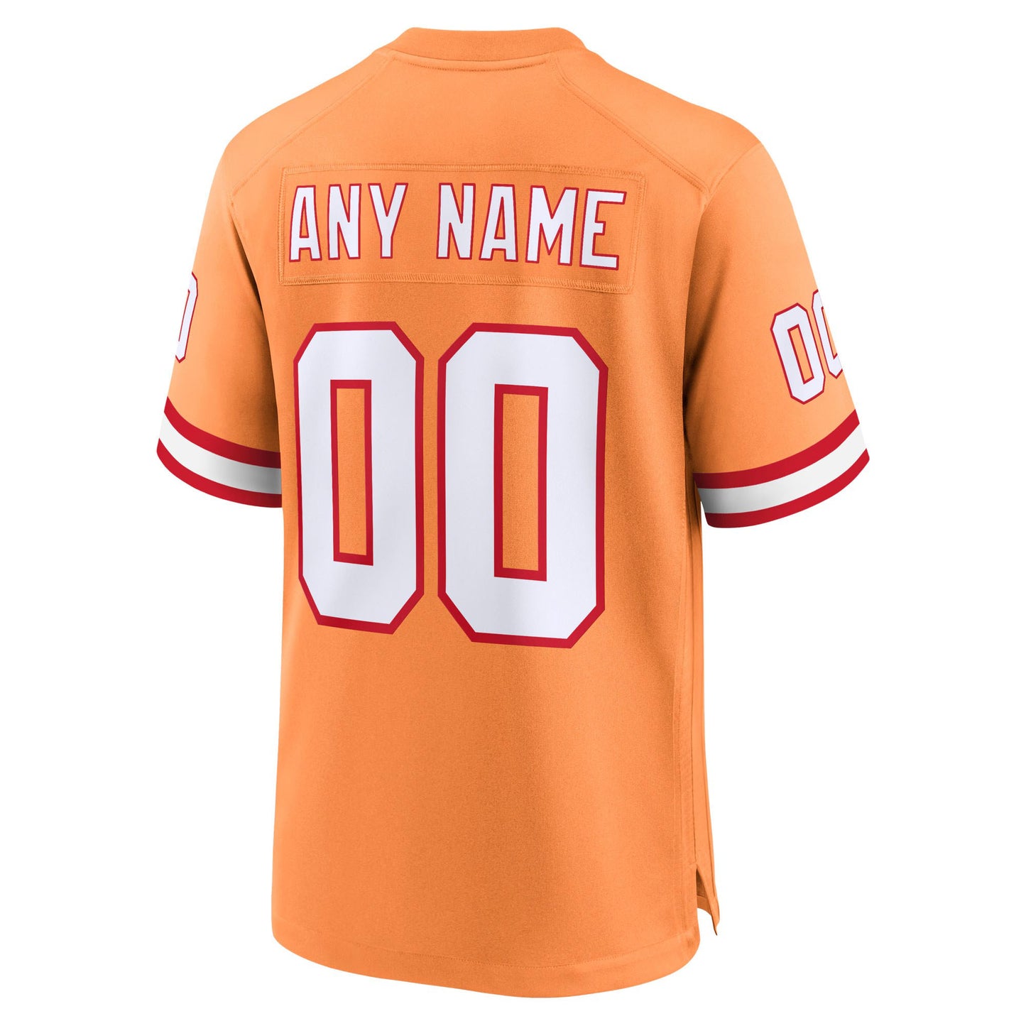 Camiseta de fútbol personalizada para hombre: opciones disponibles: naranja, peltre, rojo o blanco