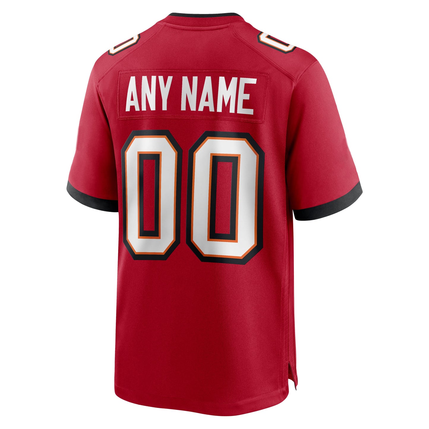 Camiseta de fútbol personalizada para hombre: opciones disponibles: naranja, peltre, rojo o blanco