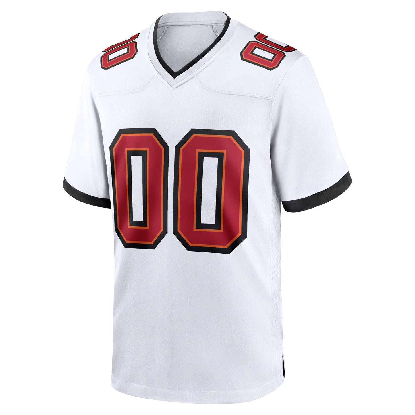 Camiseta de fútbol personalizada para hombre: opciones disponibles: naranja, peltre, rojo o blanco