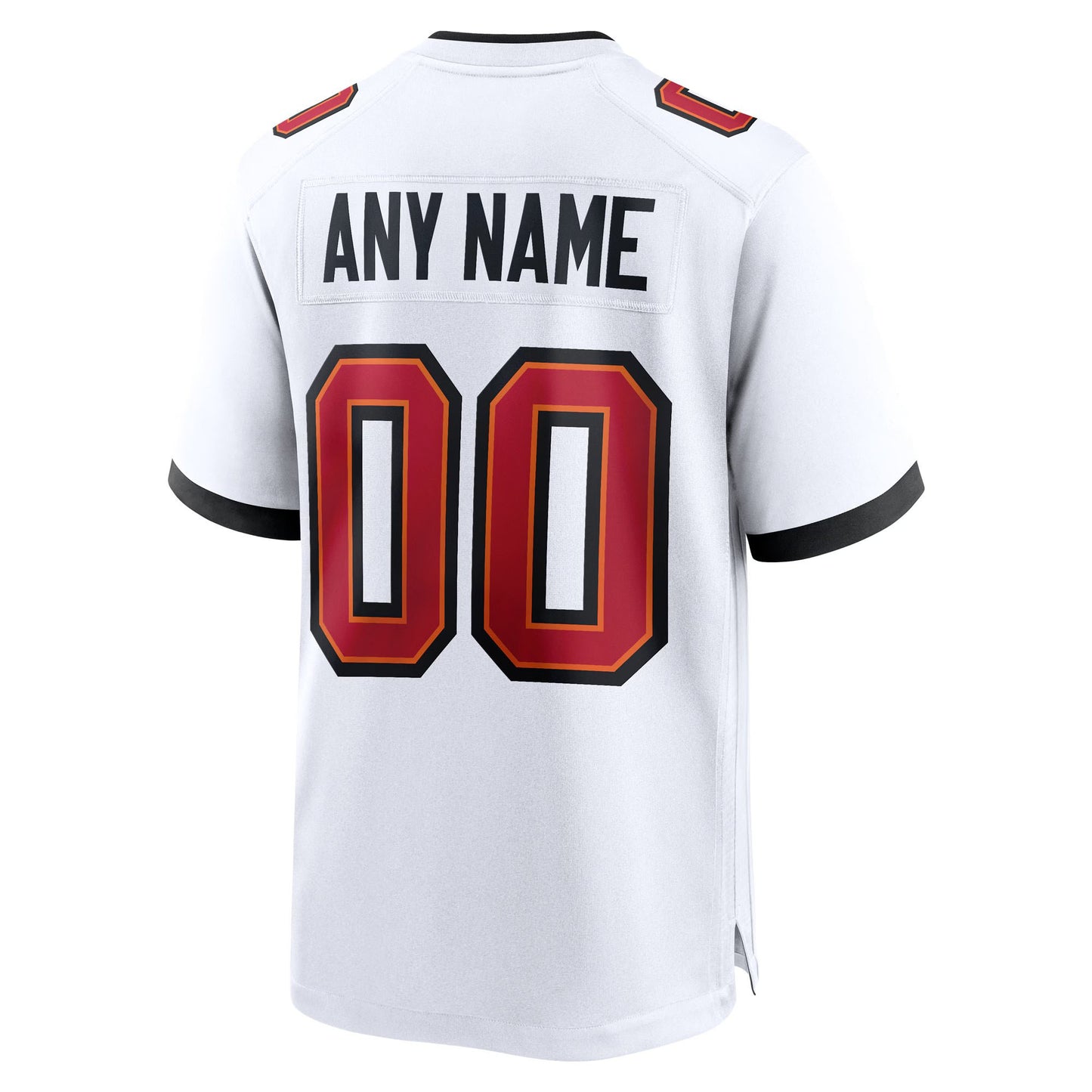 Camiseta de fútbol personalizada para hombre: opciones disponibles: naranja, peltre, rojo o blanco