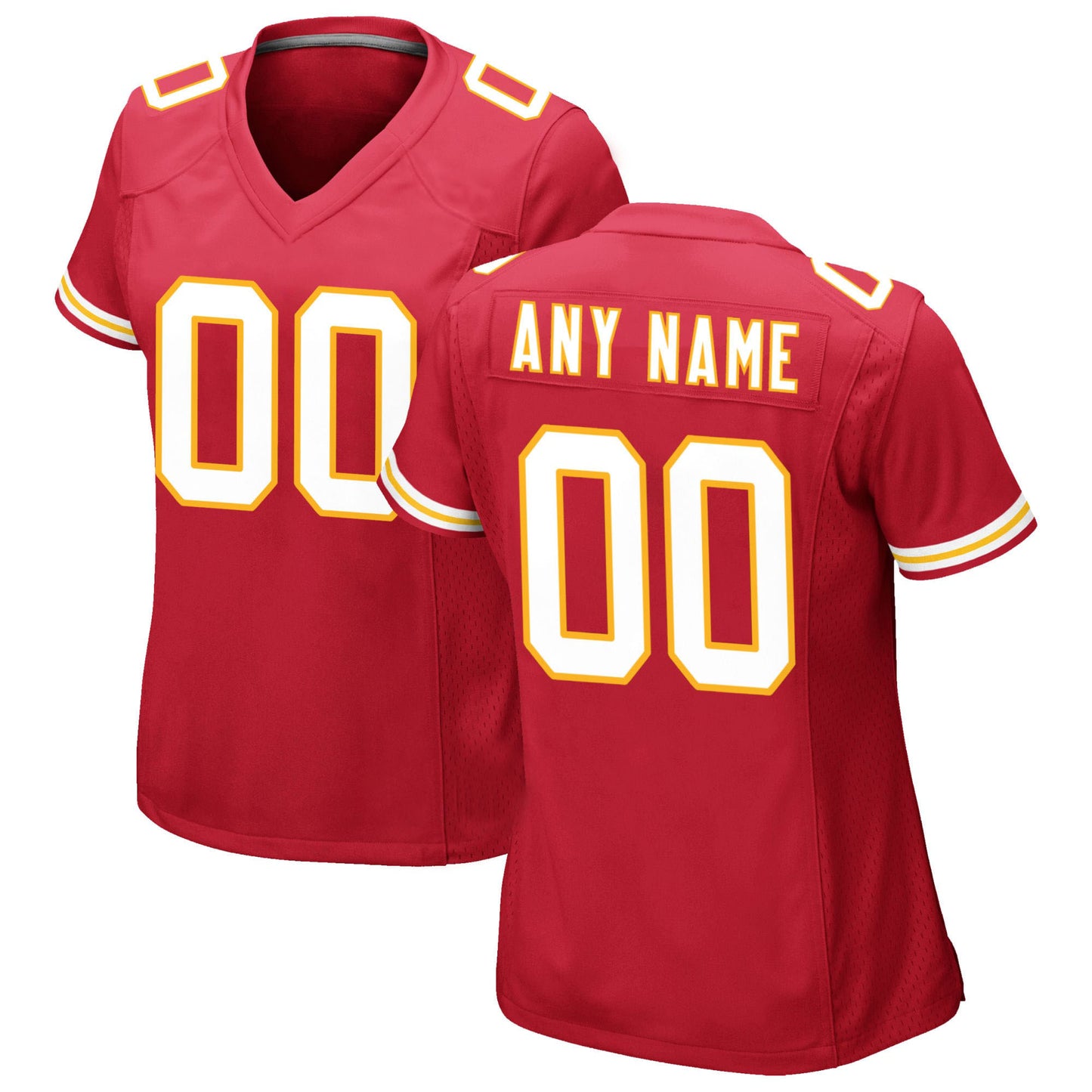 Women’s Embroidered Custom Football Jersey – F007