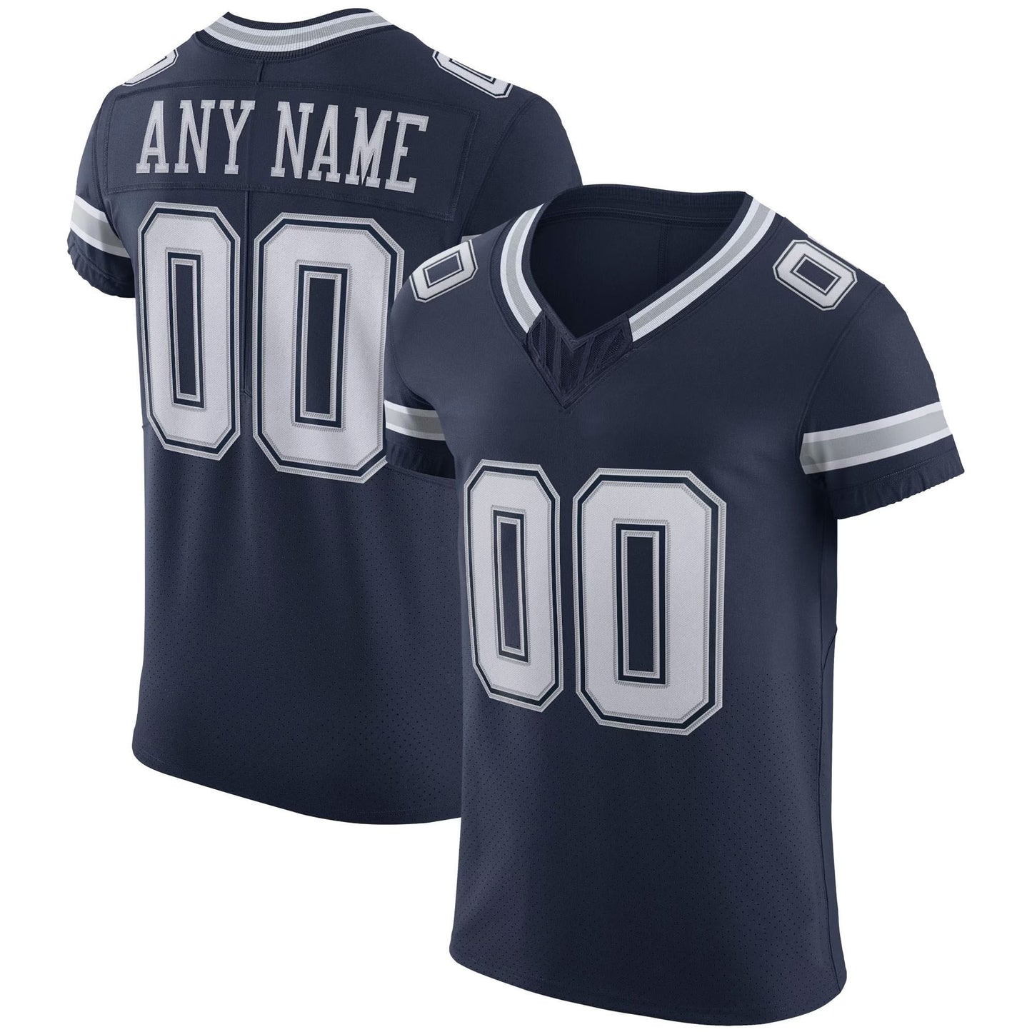 Camiseta de fútbol personalizada de estilo profesional para hombre: material premium, corte atlético y cuello en V.