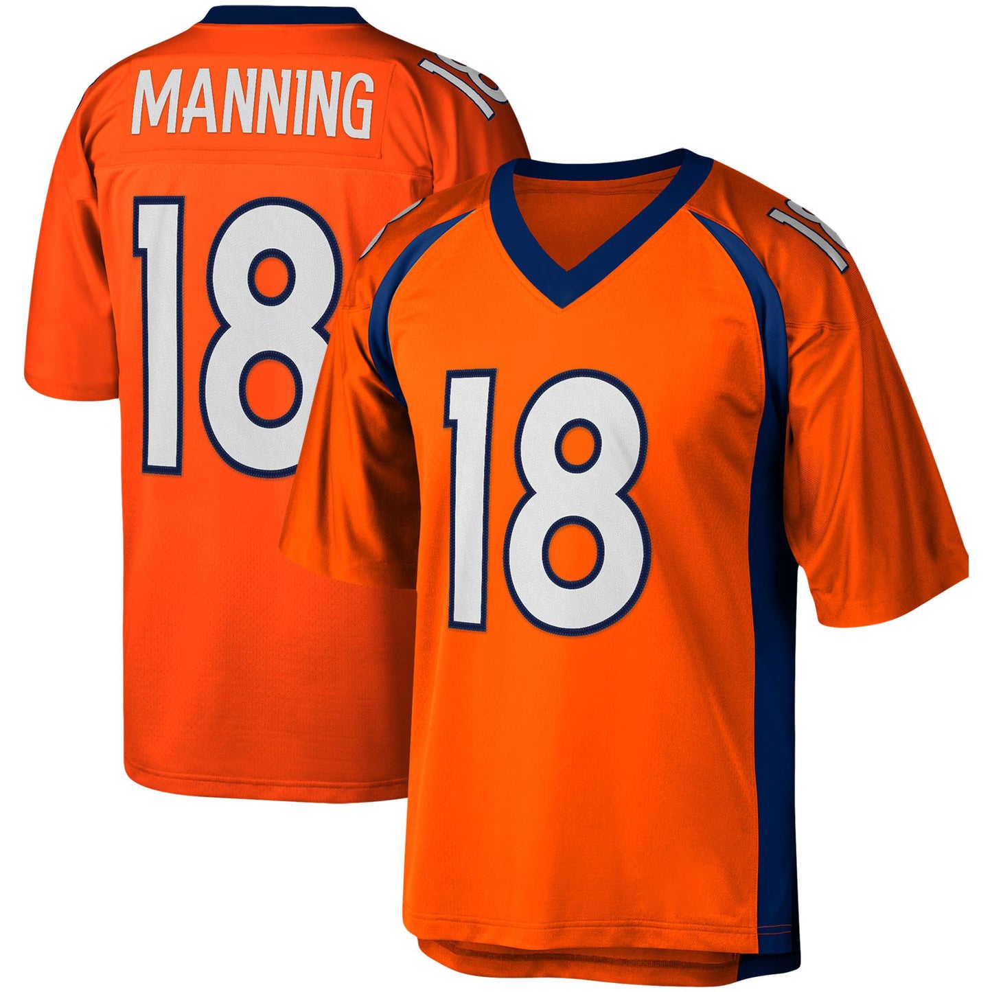 Men’s 2015 No.18 Retro Embroidered Football Jersey -Throwback011