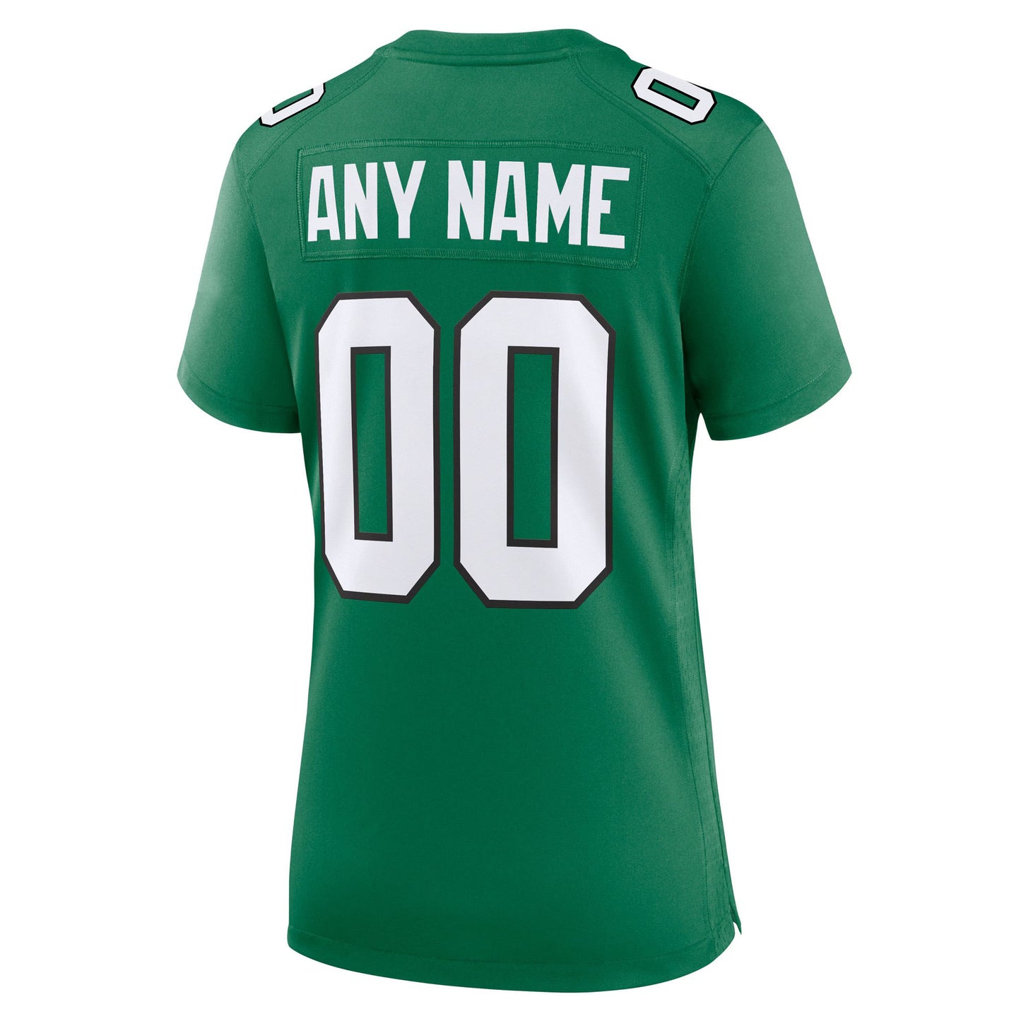 Camiseta de fútbol personalizada para mujer: nombre y número personalizados, opción verde clásica