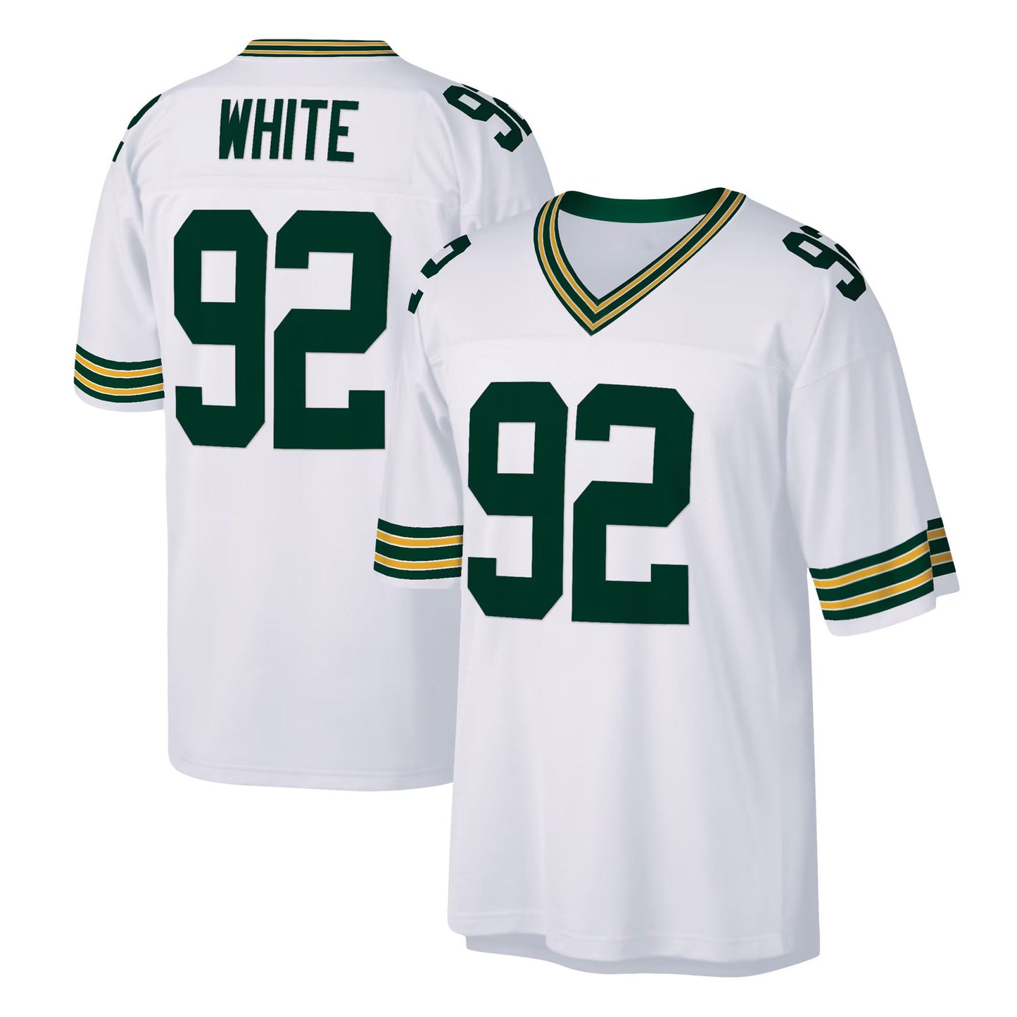 Men’s 1996 No.92 Retro Embroidered Football Jersey -Throwback005