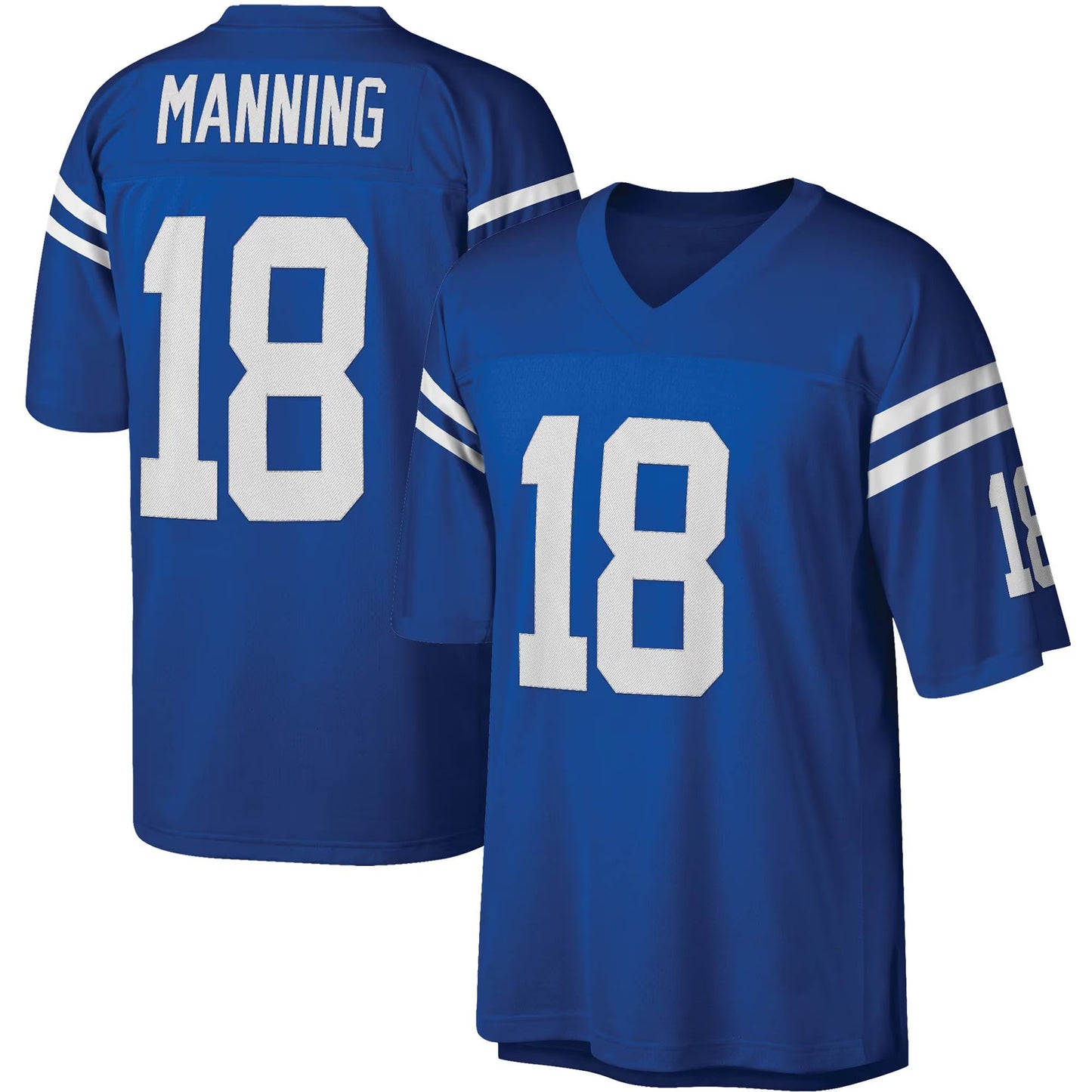 Men’s 1998 2006 No.18 Retro Embroidered Football Jersey -Throwback006