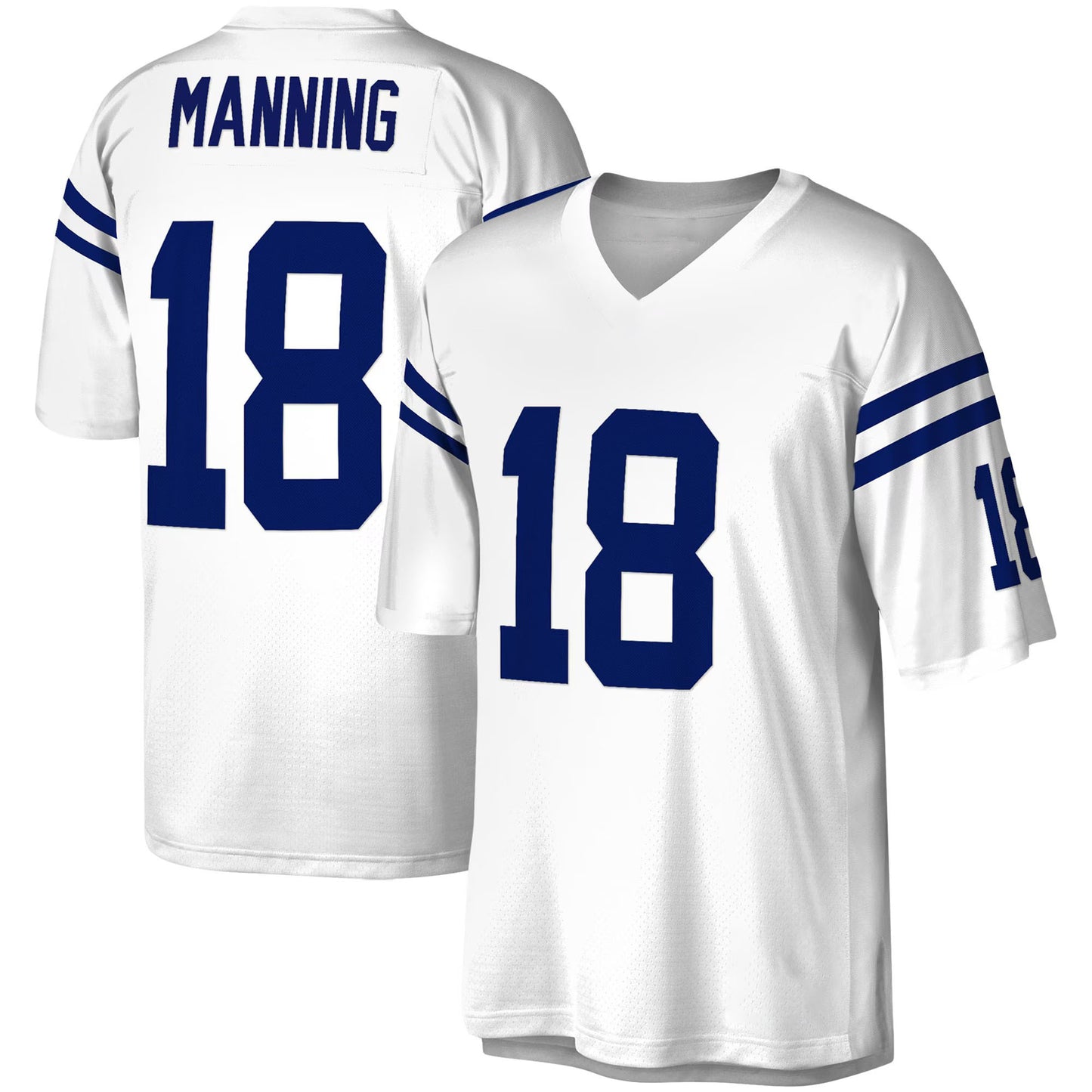 Men’s 1998 2006 No.18 Retro Embroidered Football Jersey -Throwback006