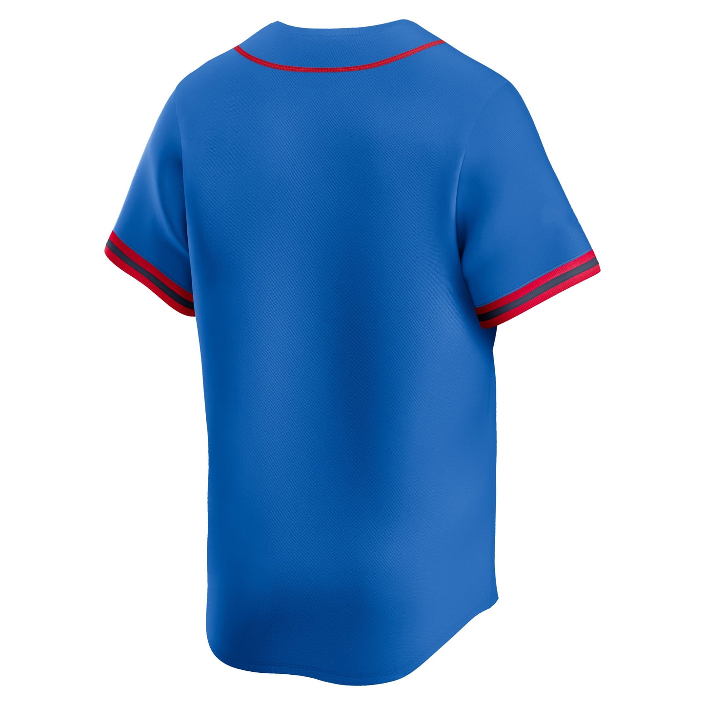 Men’s Throwback Blue Embroidered Custom Baseball Jersey - Throwback-B003