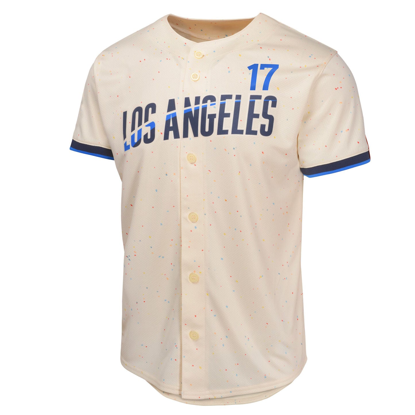 Youth Throwback #17 Embroidered Custom Baseball Jersey - Throwback-B001