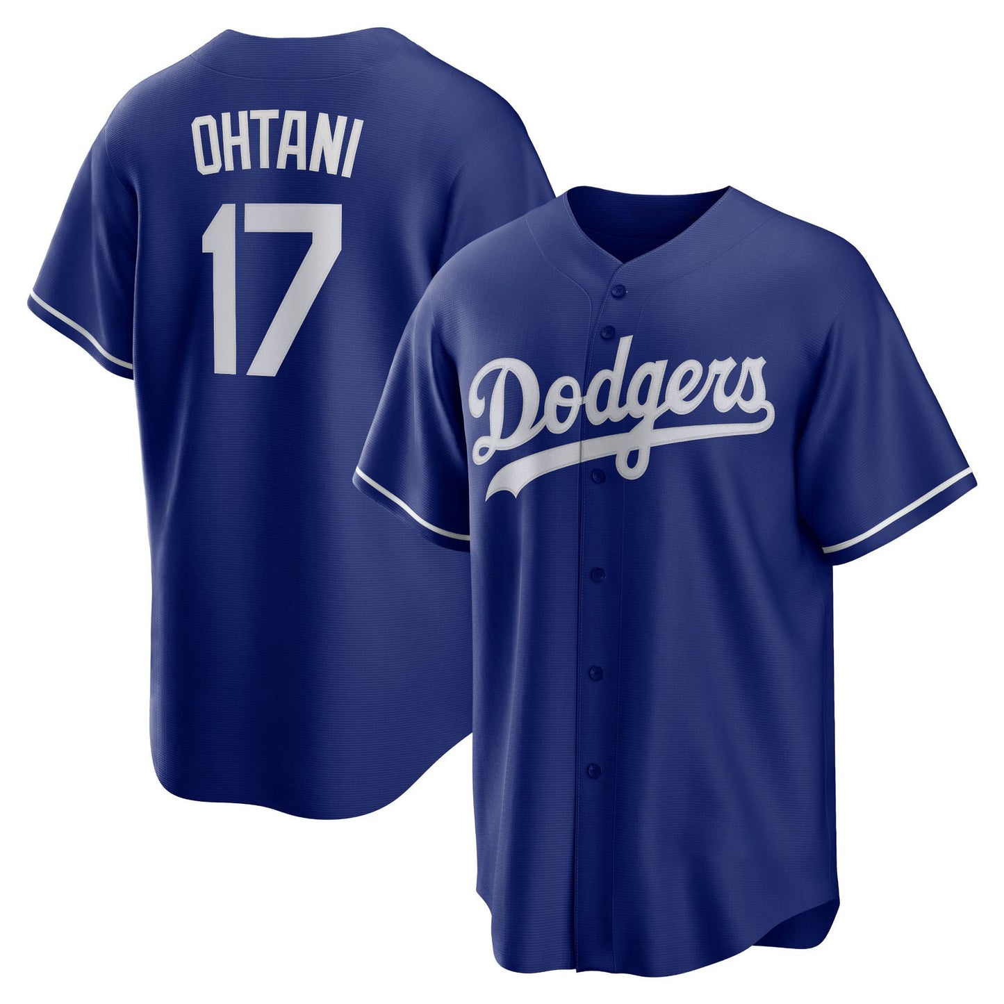 Men’s Throwback #17 Embroidered Custom Baseball Jersey - Throwback-B001