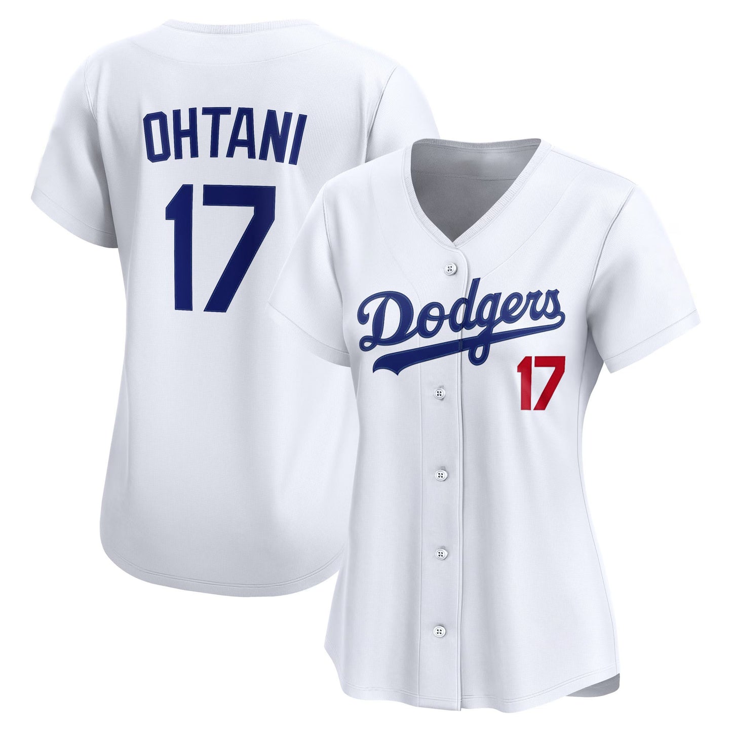 Women’s Throwback #17 Embroidered Custom Baseball Jersey - Throwback-B001