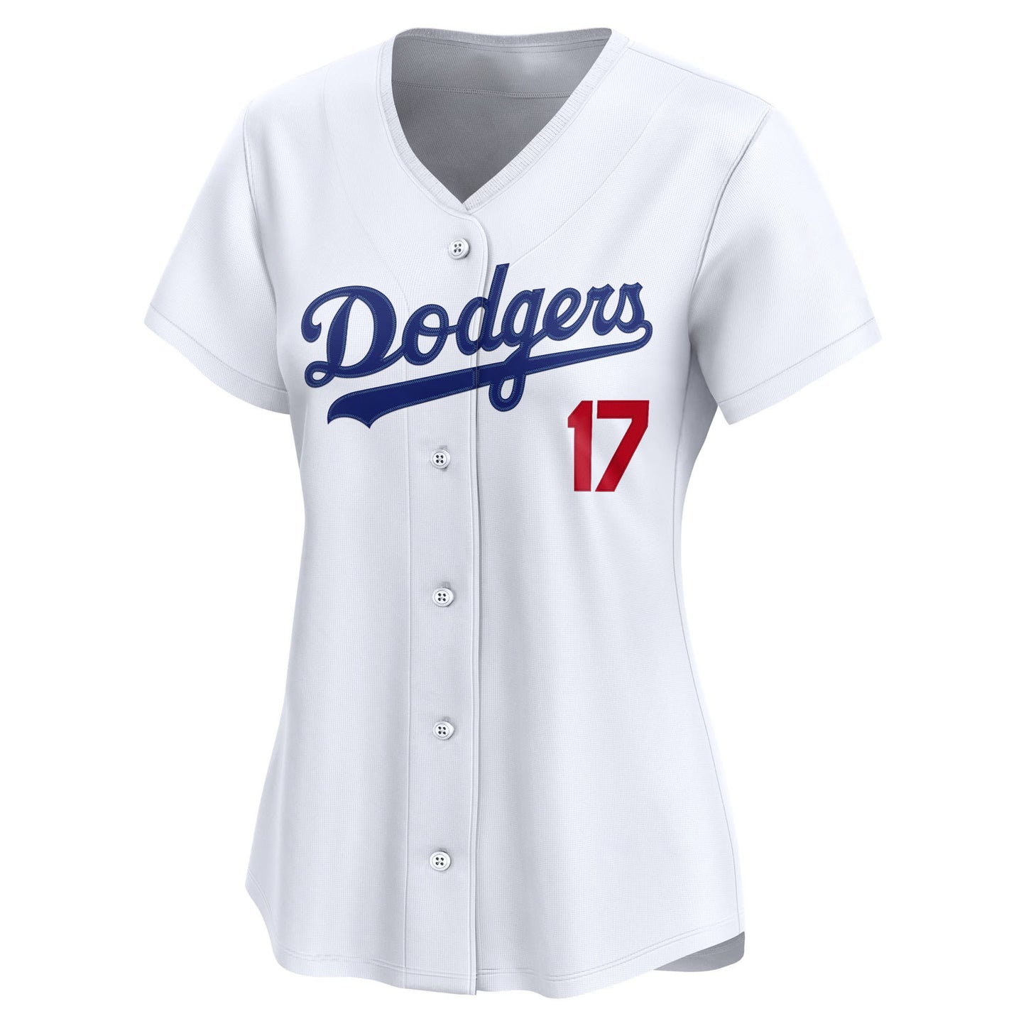 Women’s Throwback #17 Embroidered Custom Baseball Jersey - Throwback-B001