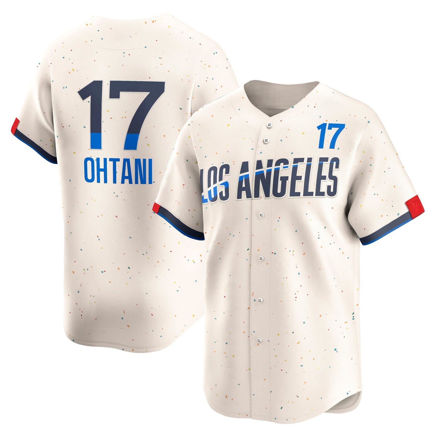 Men’s #17 Embroidered Custom Baseball Jersey - B001