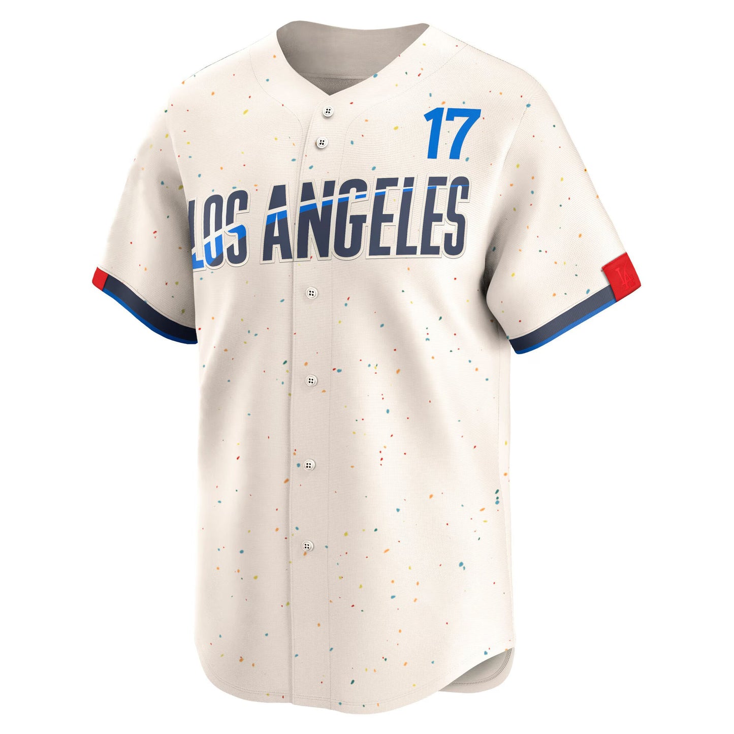 Men’s #17 Embroidered Custom Baseball Jersey - B001