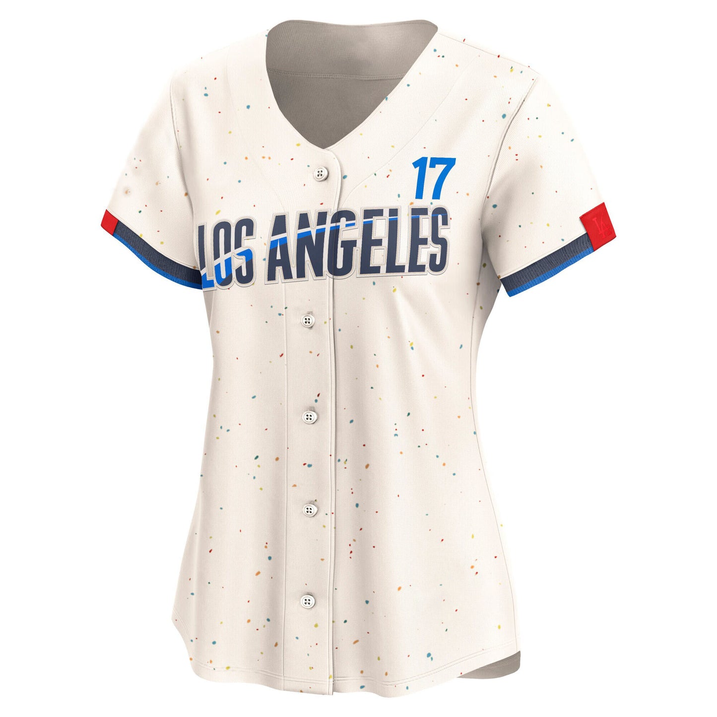 Women’s #17 Embroidered Custom Baseball Jersey - B001