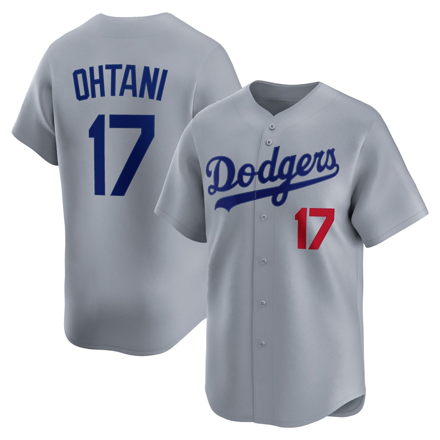 Men’s #17 Embroidered Custom Baseball Jersey - B001