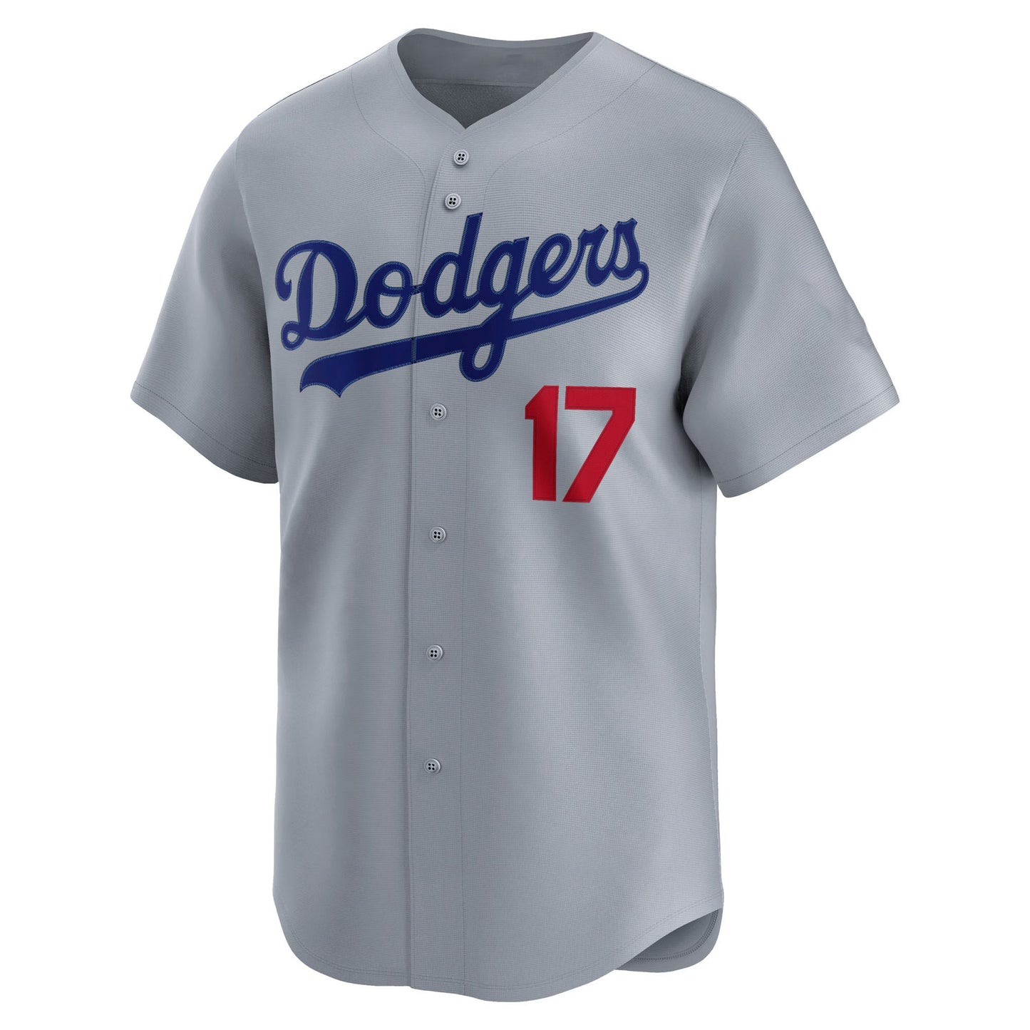 Men’s #17 Embroidered Custom Baseball Jersey - B001