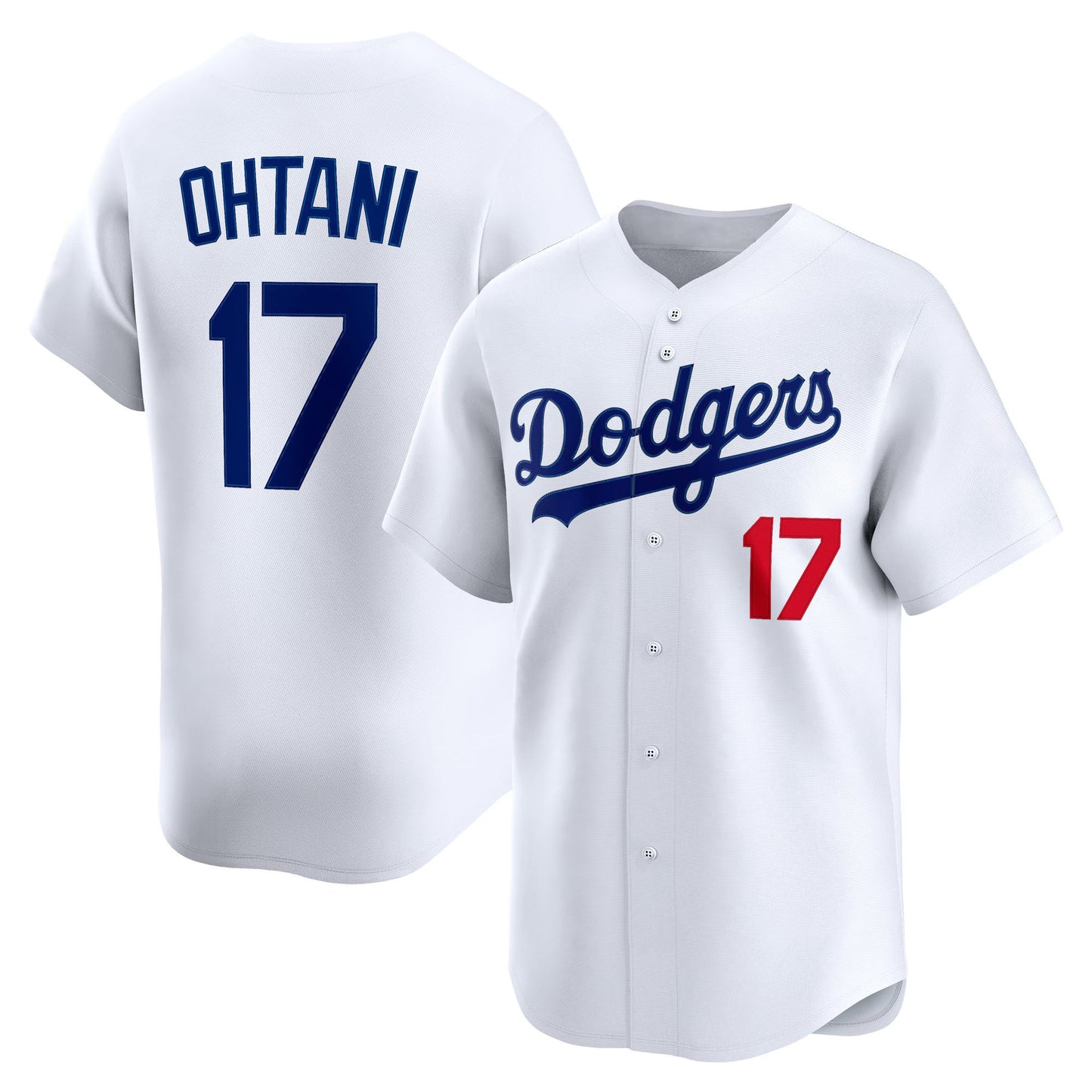 Men’s #17 Embroidered Custom Baseball Jersey - B001