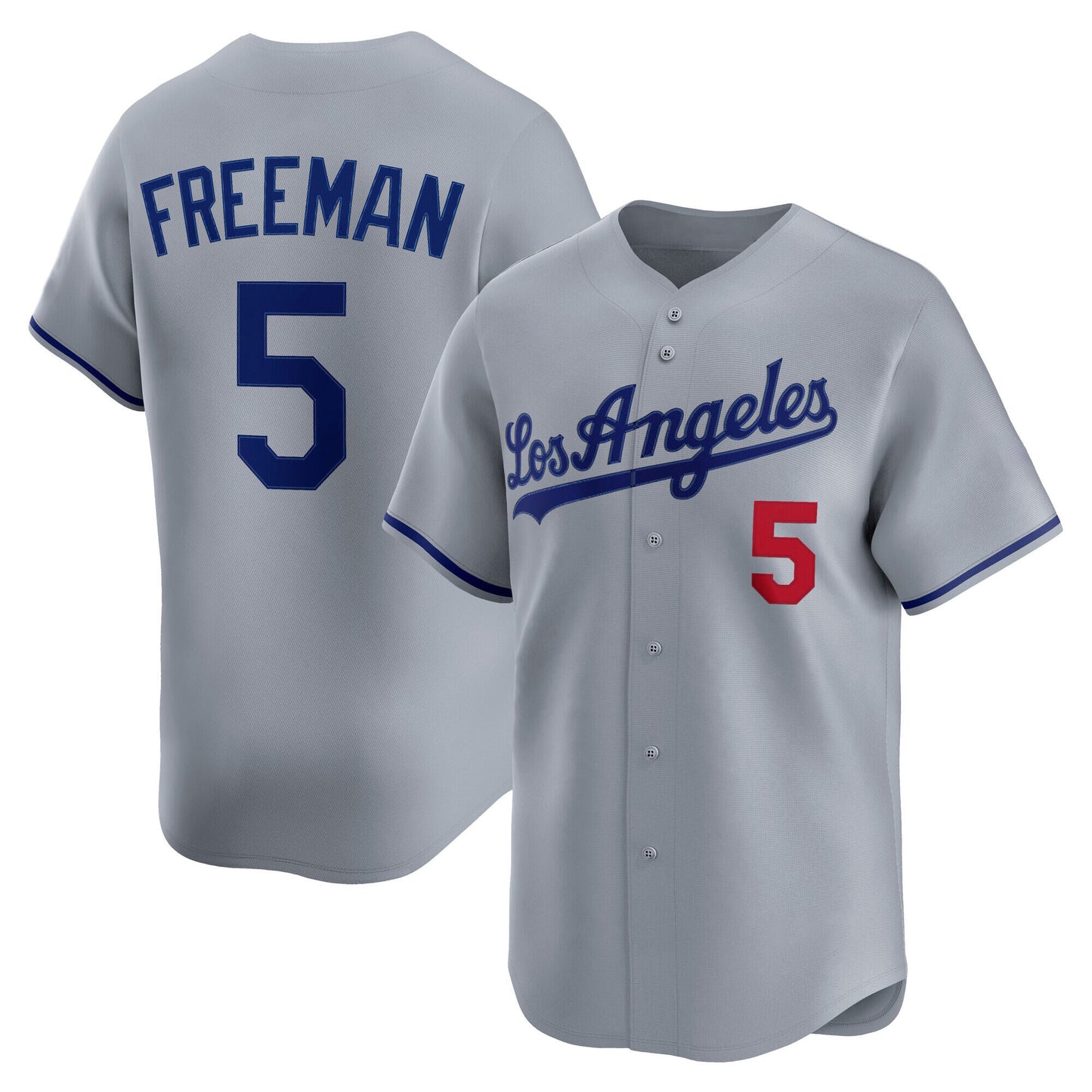 Men’s #5 Embroidered Custom Baseball Jersey - B001