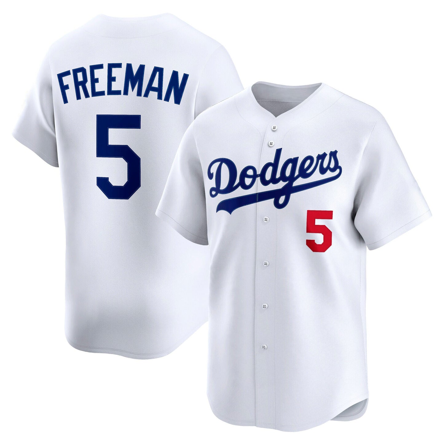 Men’s #5 Embroidered Custom Baseball Jersey - B001