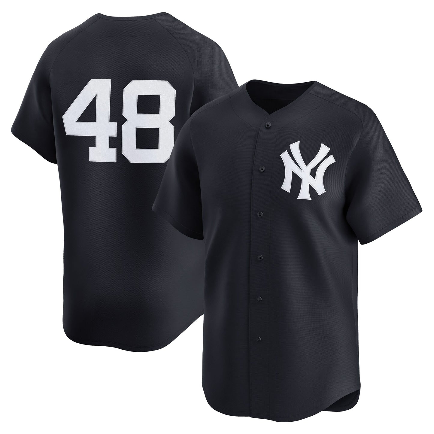 Men’s #48 Embroidered Custom Baseball Jersey - B002