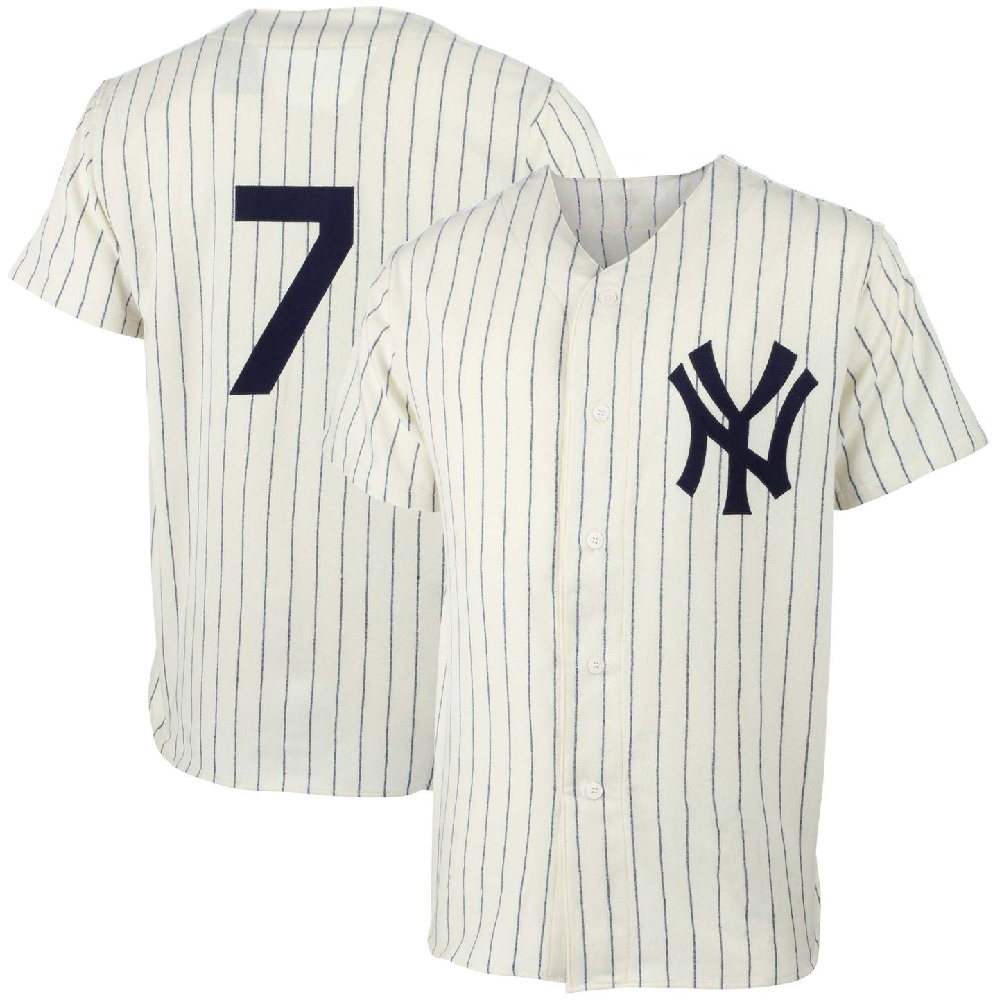 Men’s #7 Embroidered Custom Baseball Jersey - B002