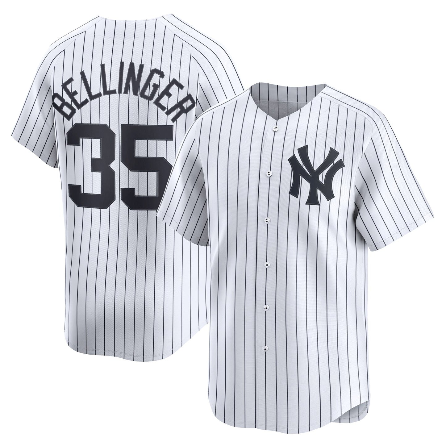 Men’s #35 Embroidered Custom Baseball Jersey - B002