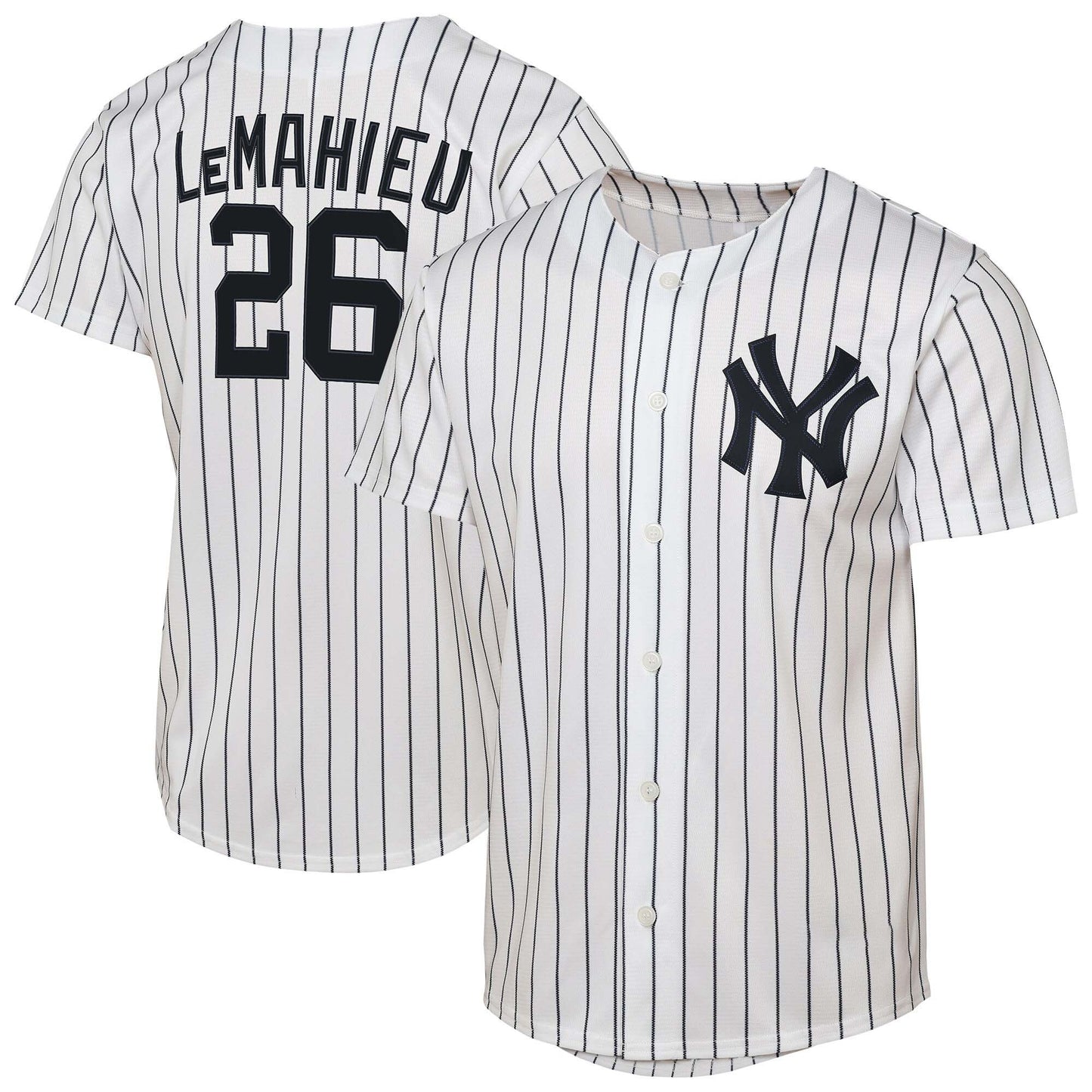 Youth #26 Embroidered Custom Baseball Jersey - B002