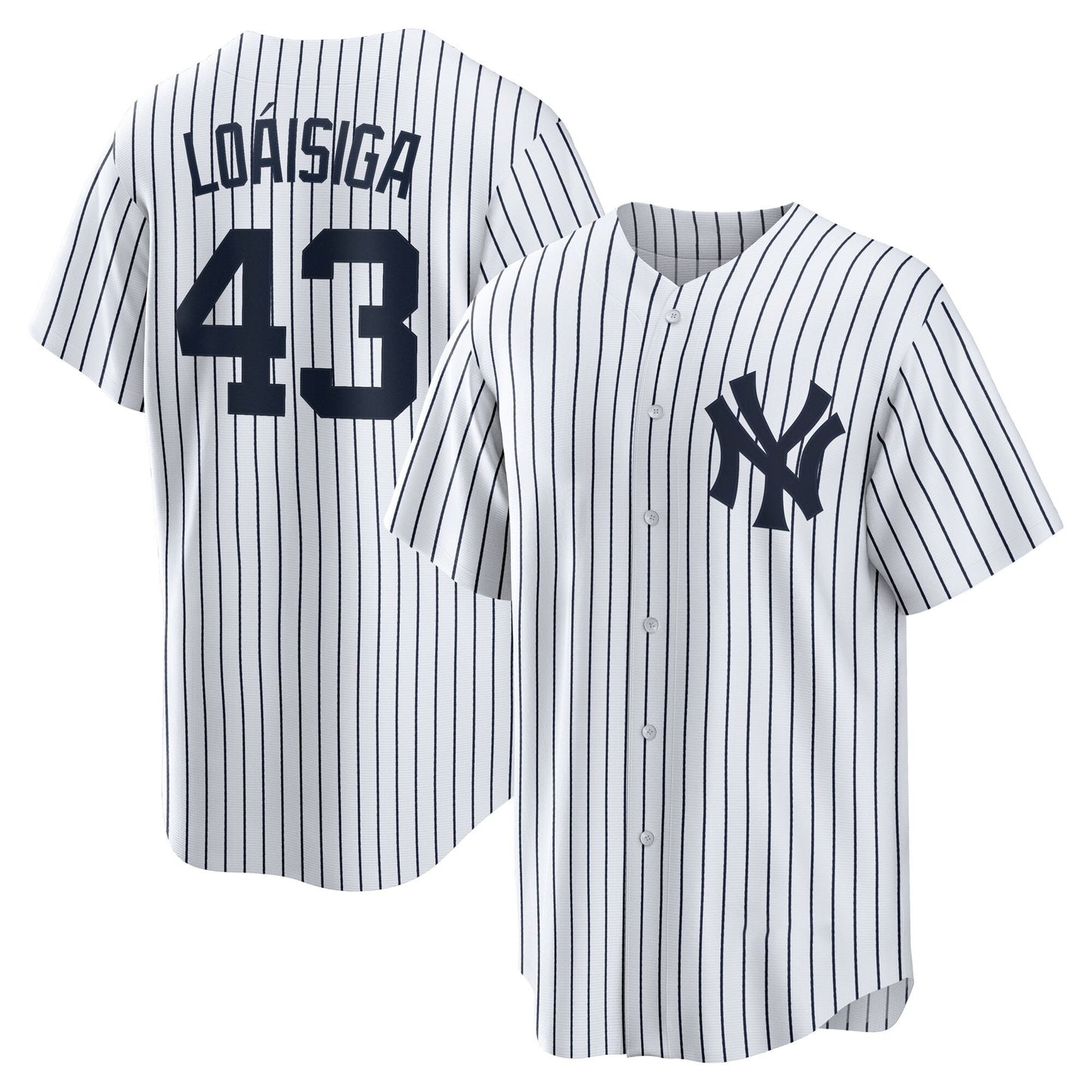Men’s #43 Embroidered Custom Baseball Jersey - B002