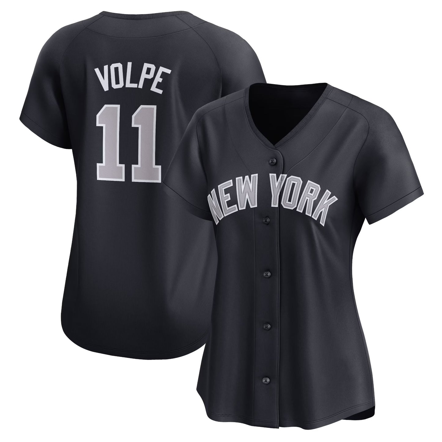 Women’s #11 Embroidered Custom Baseball Jersey - B002