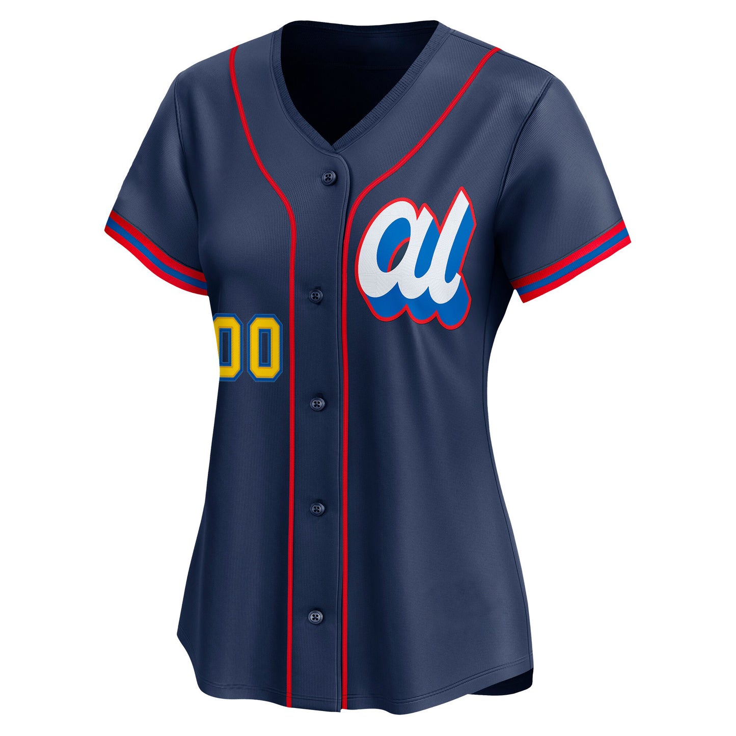 Women’s Embroidered Custom Baseball Jersey - BV002