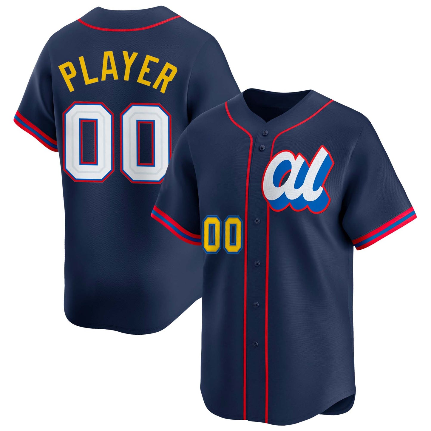Men’s Embroidered Custom Baseball Jersey - BV002