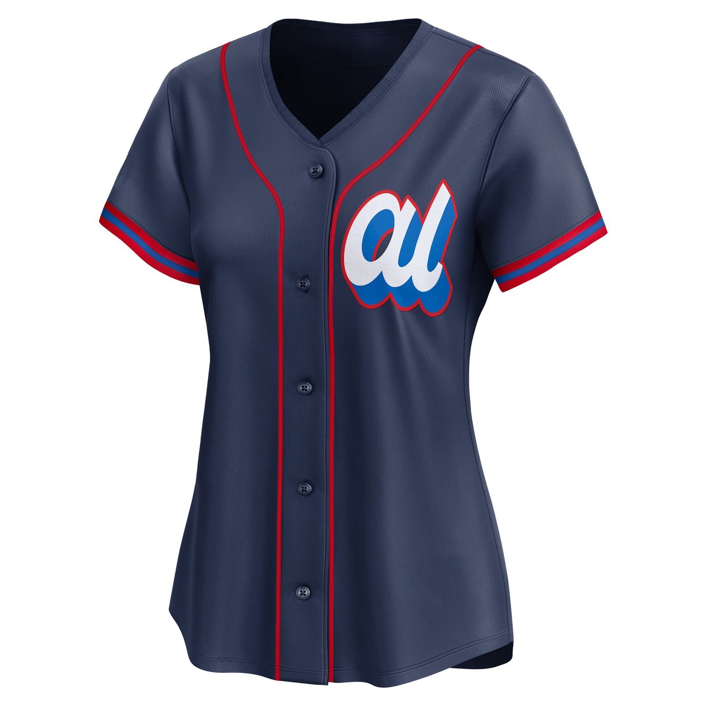 Women’s Embroidered Custom Baseball Jersey - B004