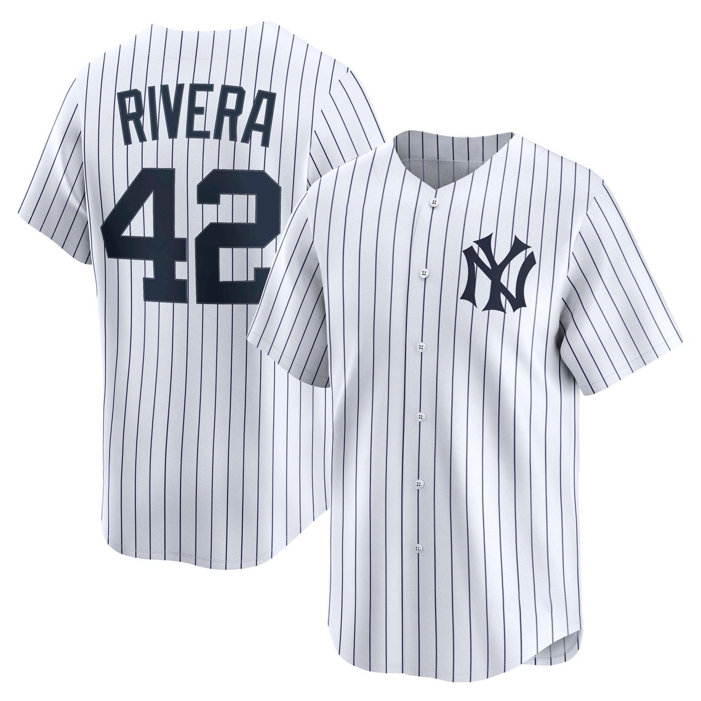Men’s #42 Embroidered Custom Baseball Jersey - B002
