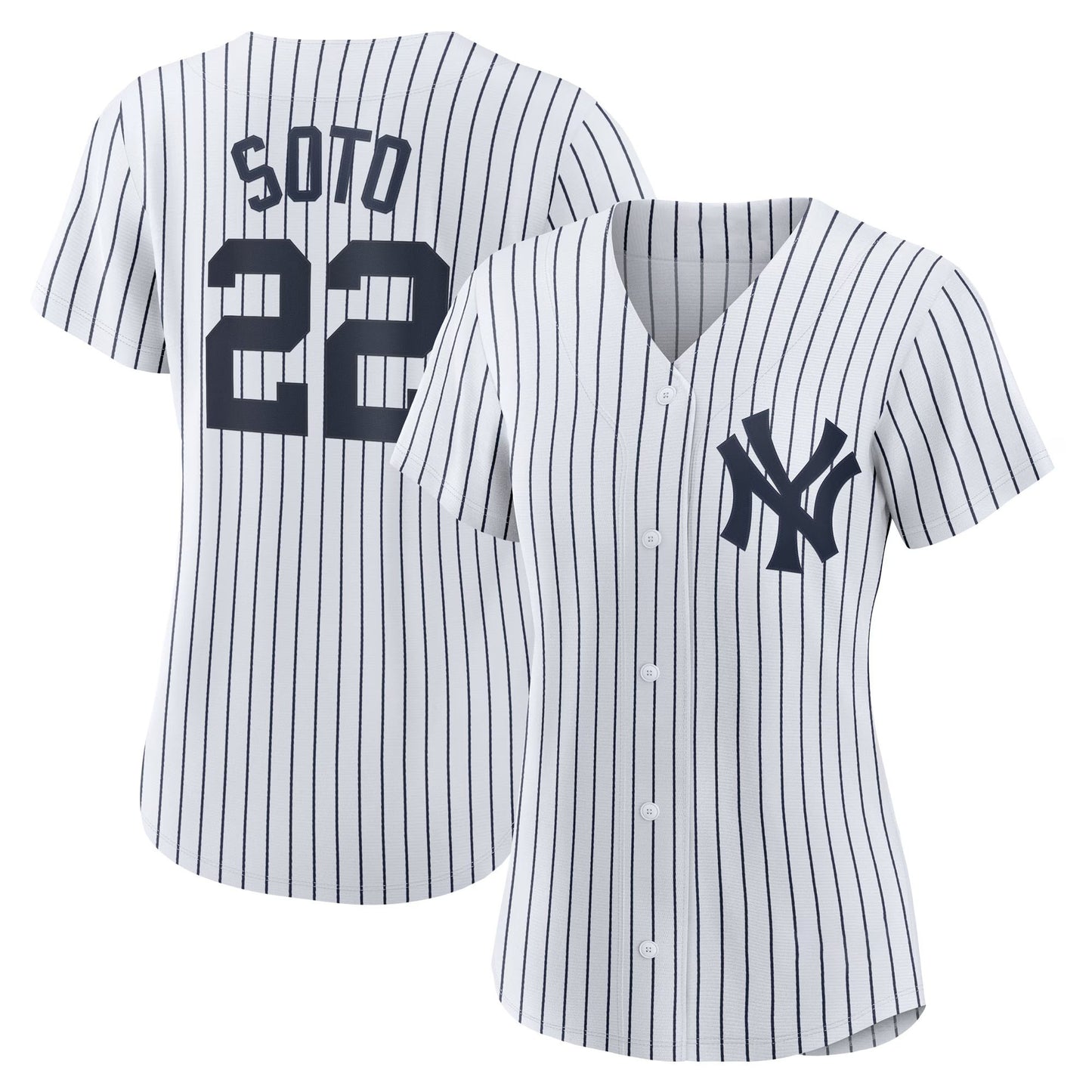 Women’s #22 Embroidered Custom Baseball Jersey - B002