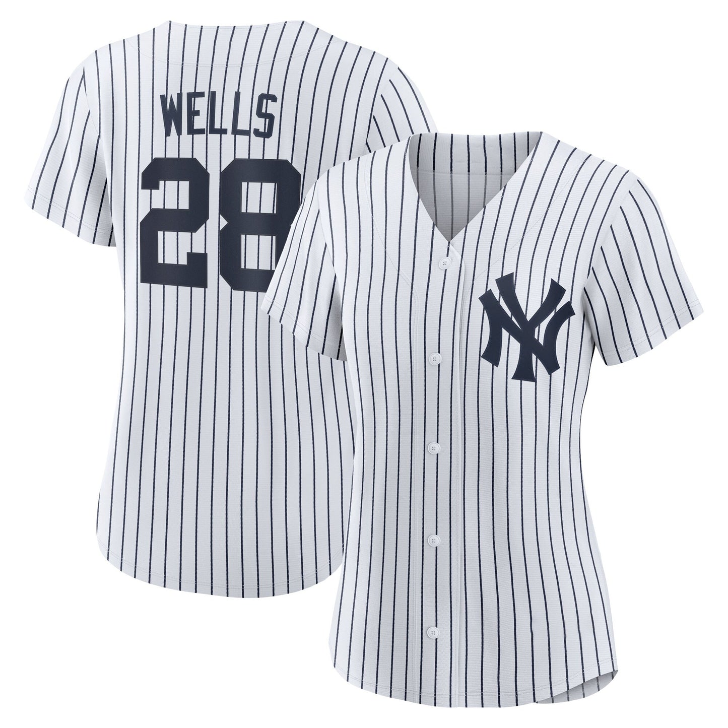 Women’s #28 Embroidered Custom Baseball Jersey - B002
