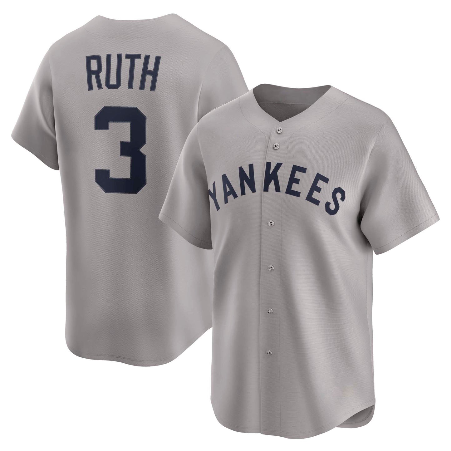 Men’s #3 Embroidered Custom Baseball Jersey - B002