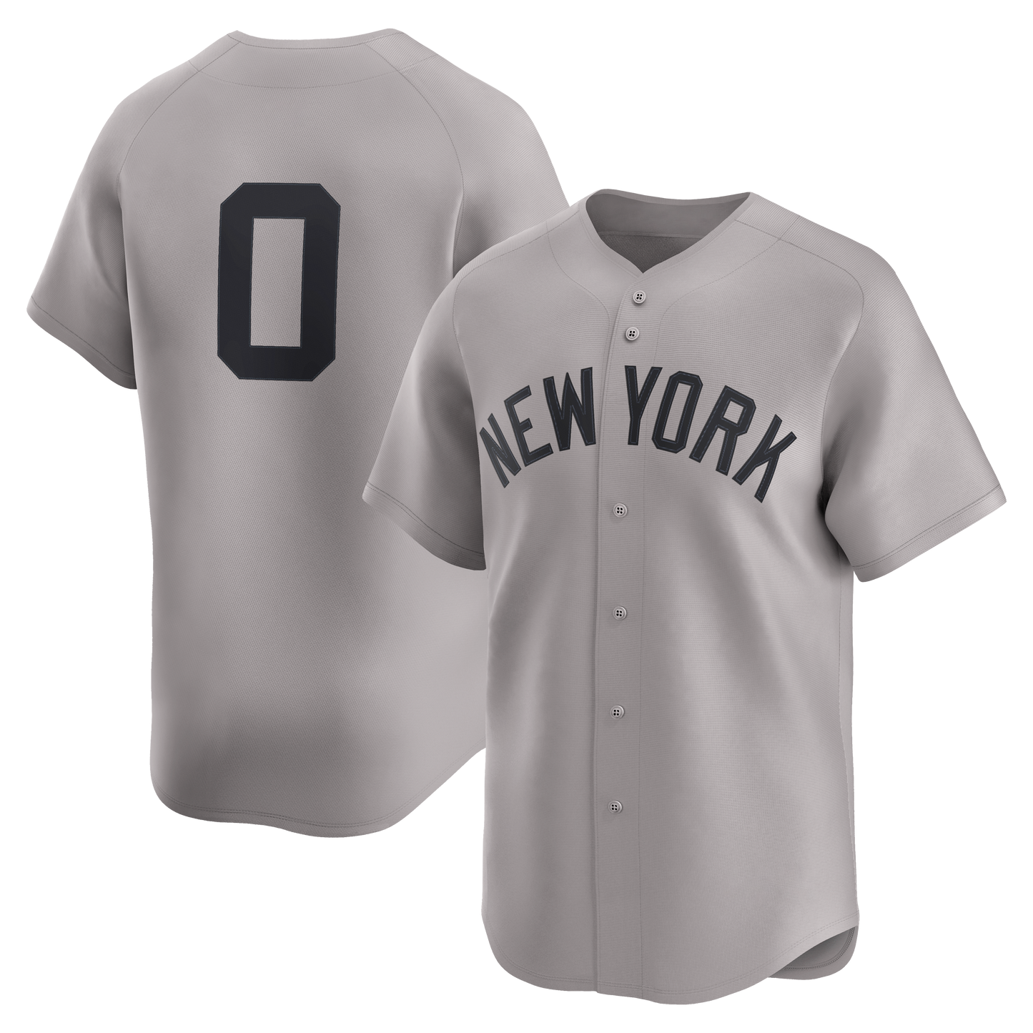 Men’s #0 Embroidered Custom Baseball Jersey - B002
