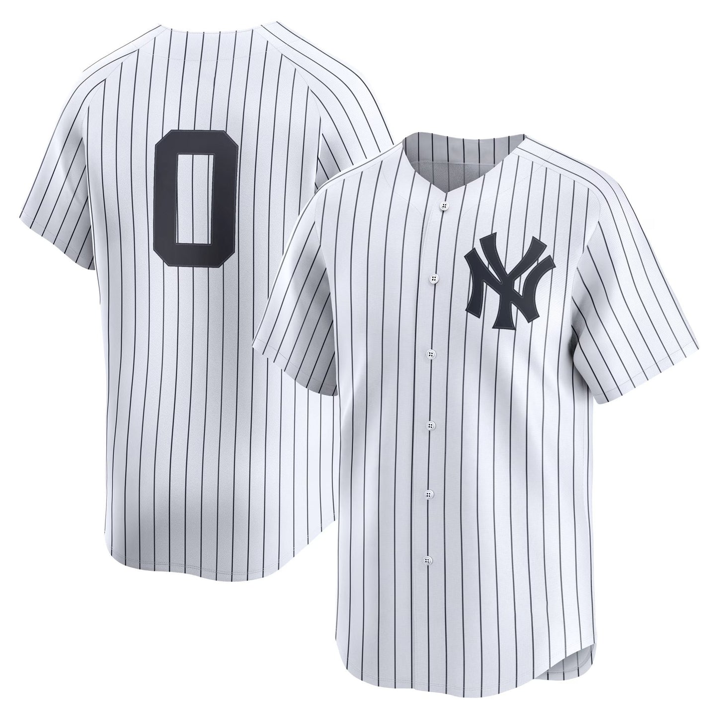 Men’s #0 Embroidered Custom Baseball Jersey - B002
