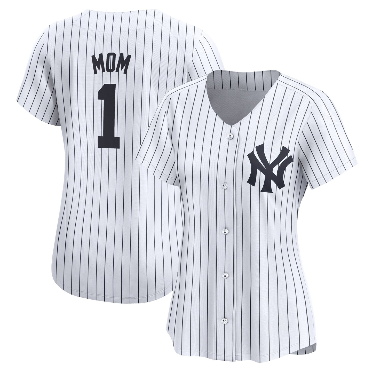 Women’s #1 Embroidered Custom Baseball Jersey - B002