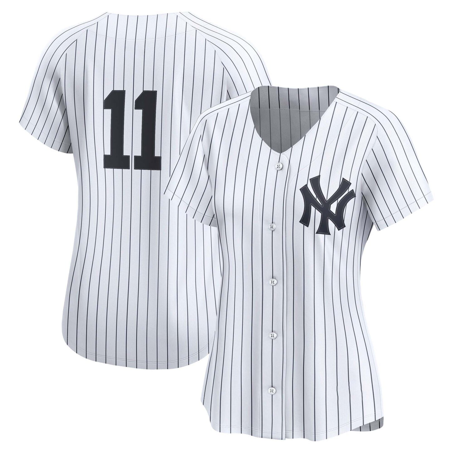 Women’s #11 Embroidered Custom Baseball Jersey - B002