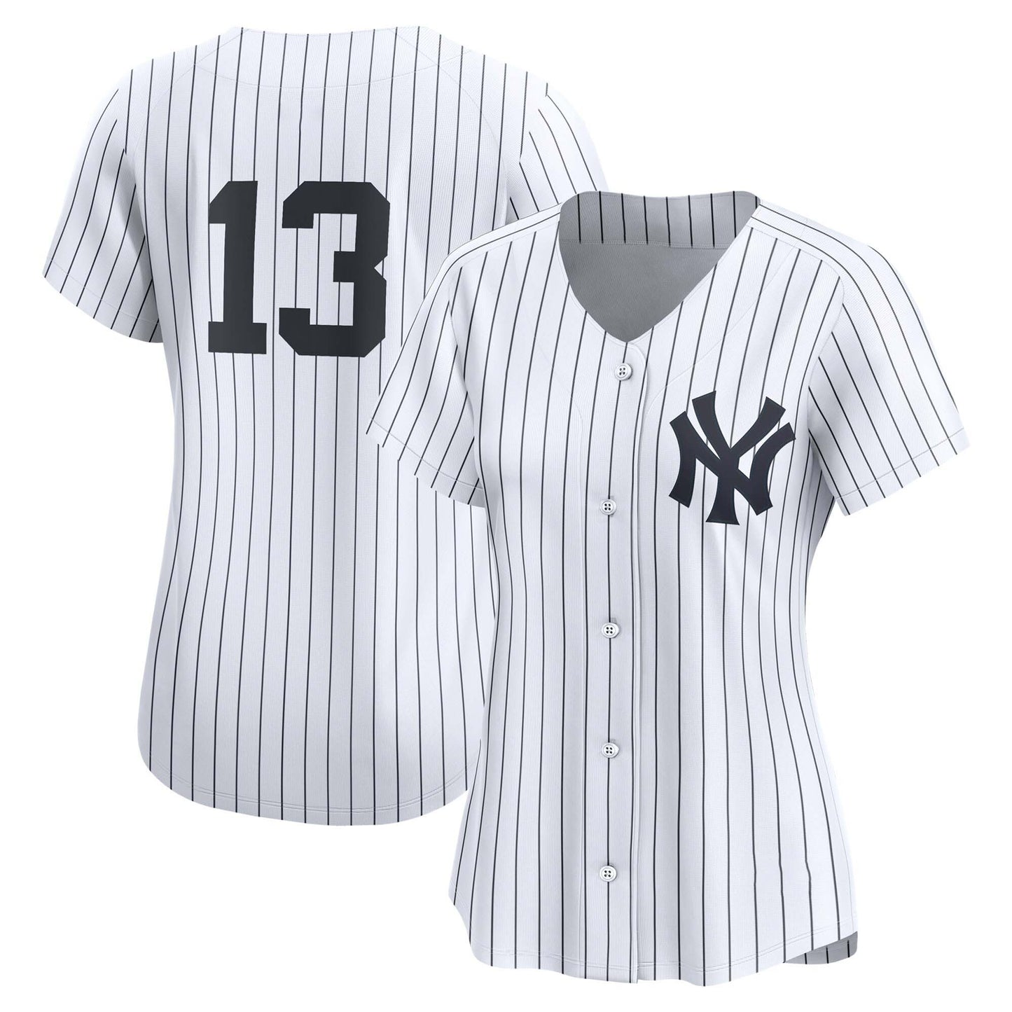 Women’s #13 Embroidered Custom Baseball Jersey - B002