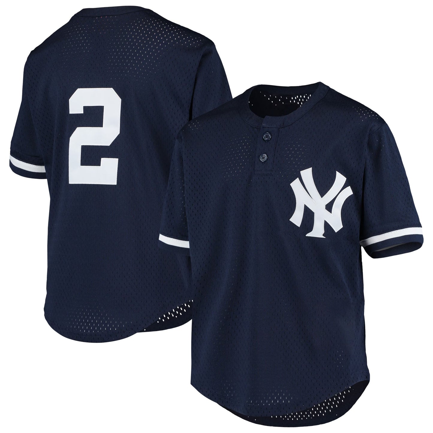 Youth #2 Embroidered Custom Baseball Jersey - B002