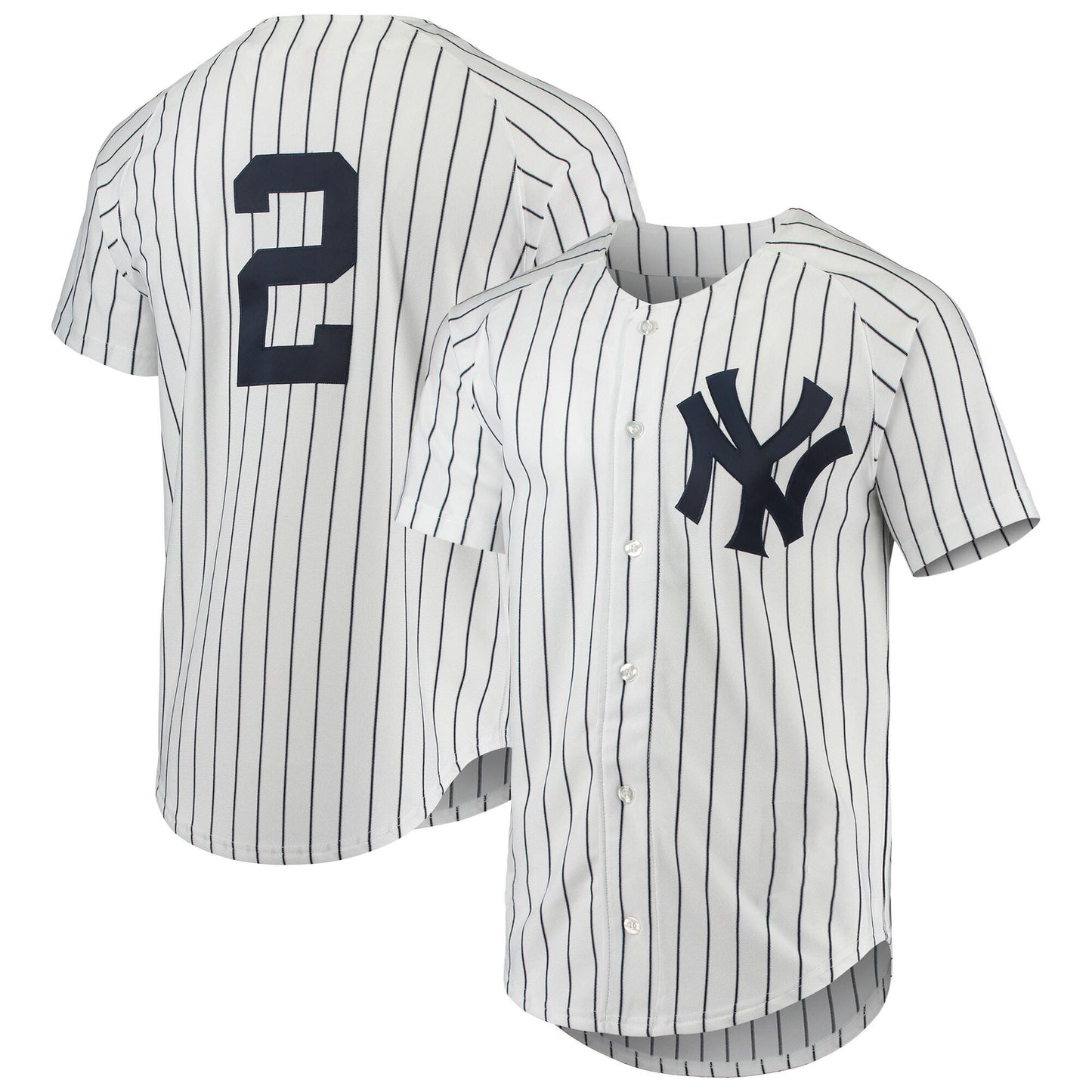 Men’s #2 Embroidered Custom Baseball Jersey - B002