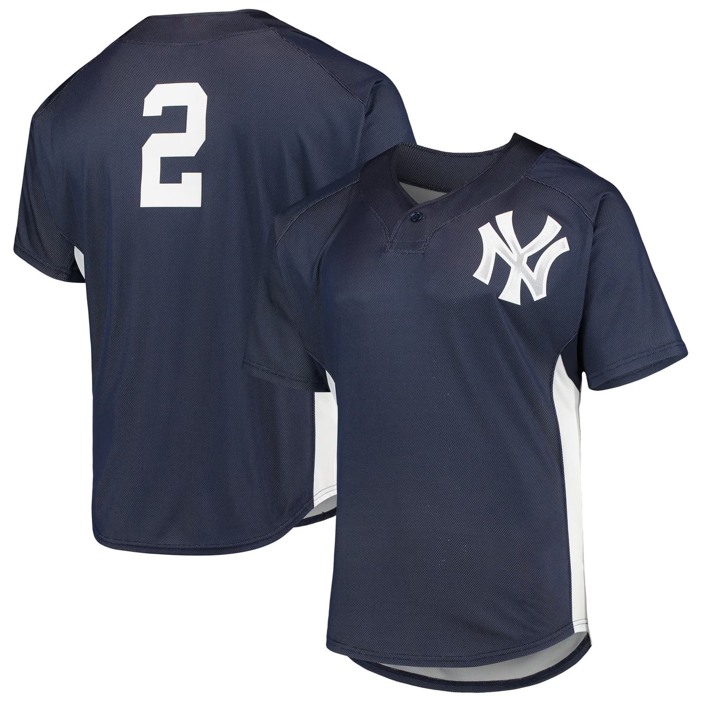 Men’s #2 Embroidered Custom Baseball Jersey - B002