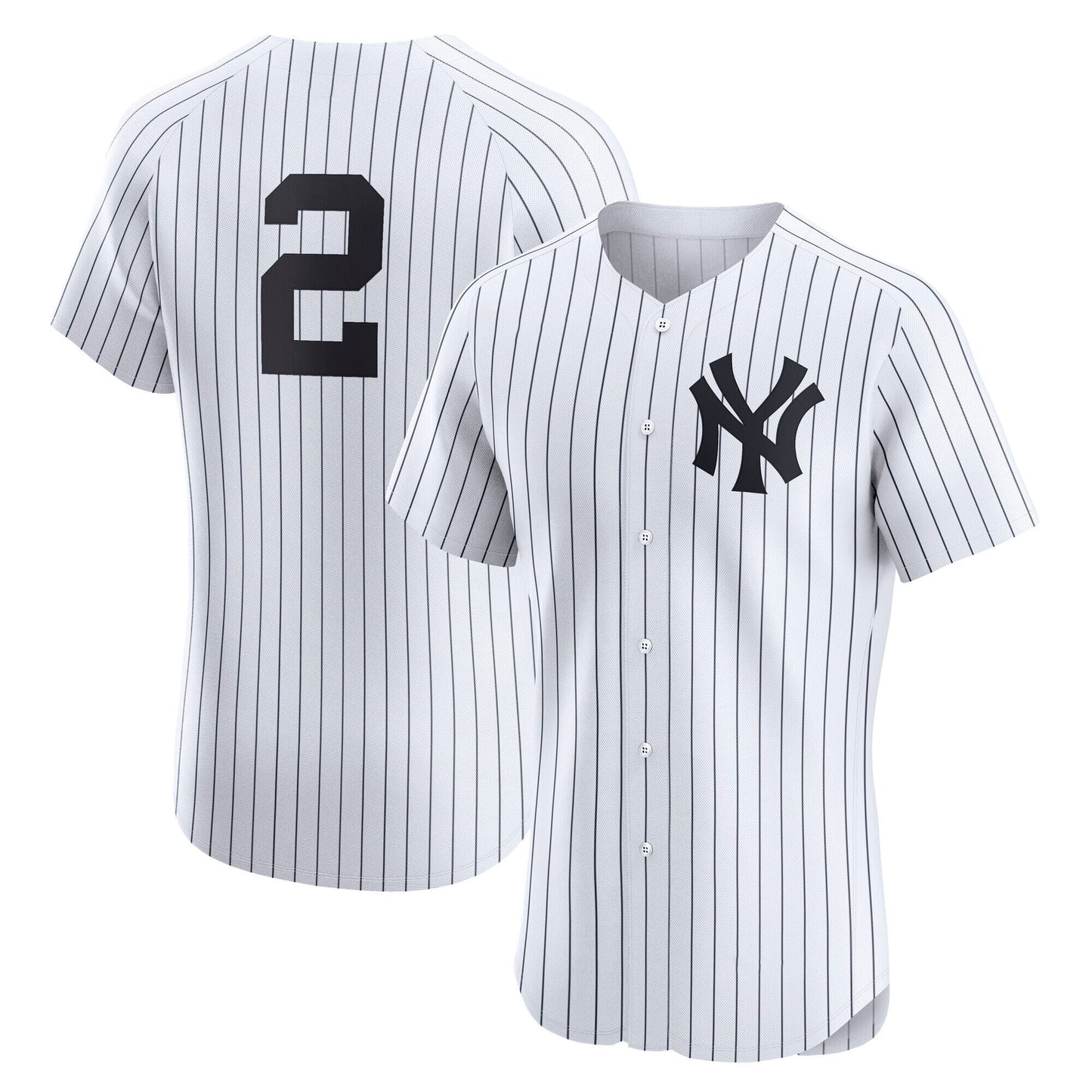Men’s #2 Embroidered Custom Baseball Jersey - B002