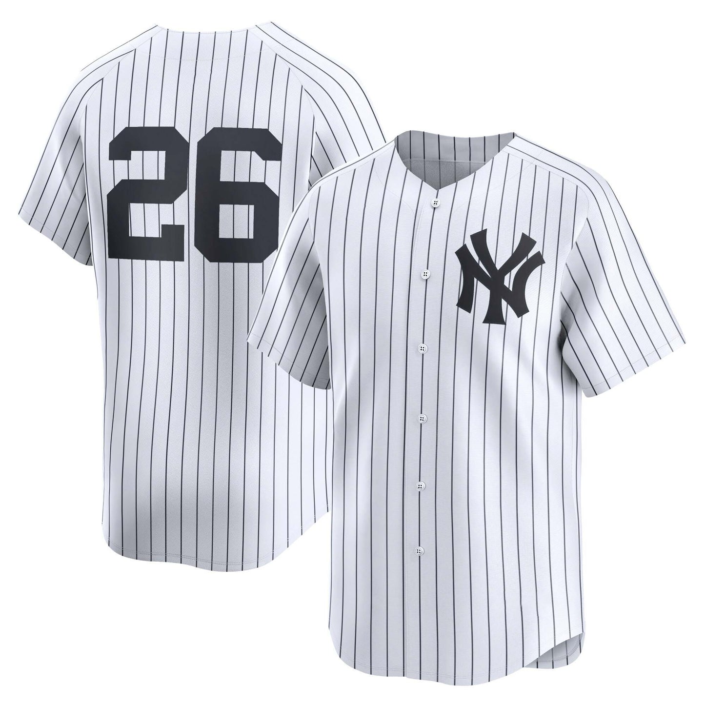 Men’s #26 Embroidered Custom Baseball Jersey - B002